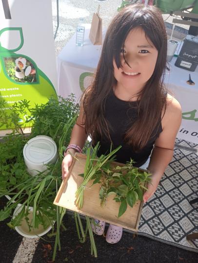 Child gardening